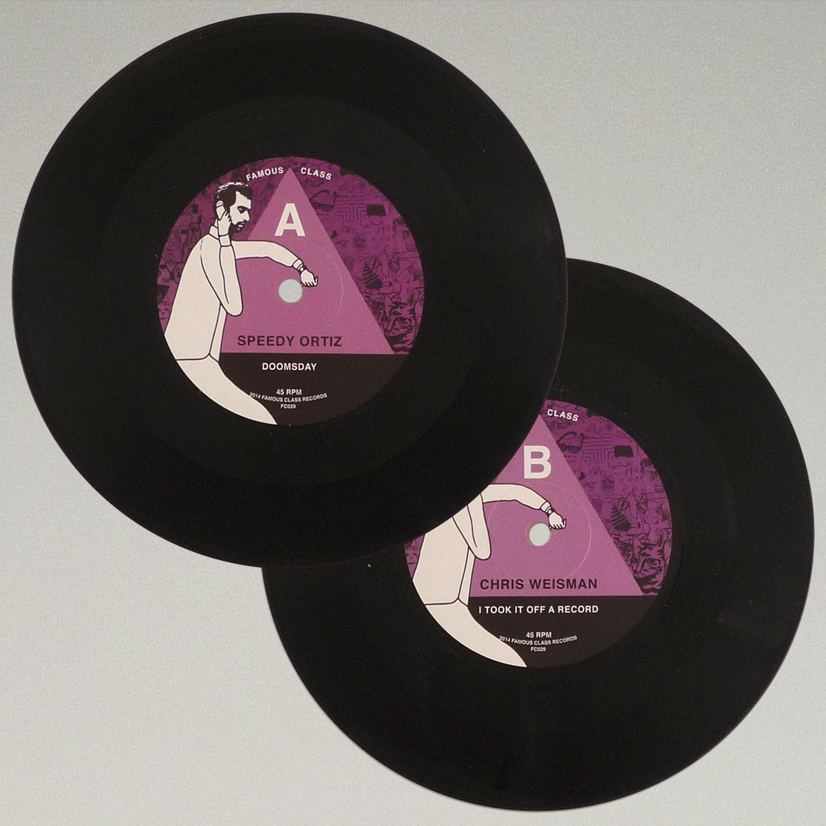 Speedy Ortiz and Chris Weisman Exclusive Limited Edition 7-Inch Vinyl Record from LAMC #14 Split Release