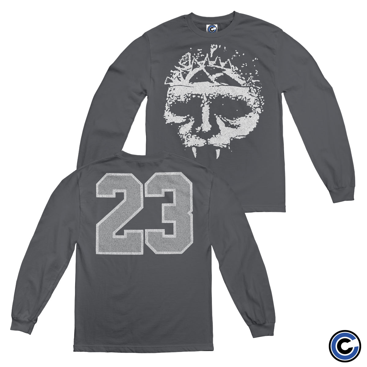 Long Sleeve Integrity Numbers Printed T - Shirt